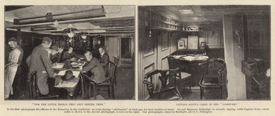 Voor de kleine dingen die ze achterlieten, Captain Scotts hut in de Discovery door C. Pilkington